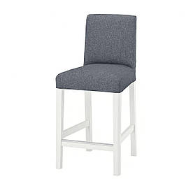 IKEA Барний стілець зі спинкою BERGMUND (893.84.84)