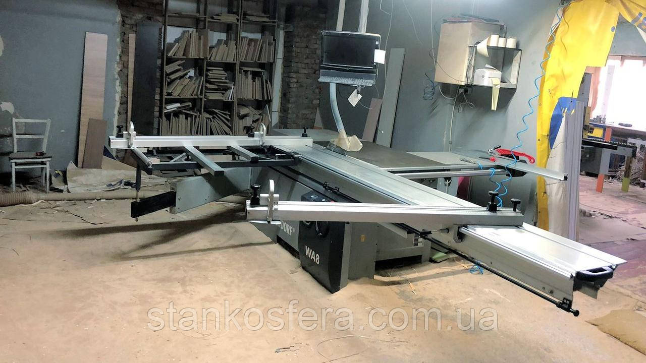 Форматно-розкрійний Altendorf WA8 верстат бу 2007р. в комплекті аспірація ACword FT30 та кутова лінійка