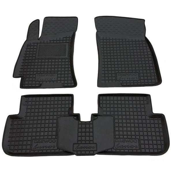Гумові килимки в салон Daewoo Lanos, фото 1