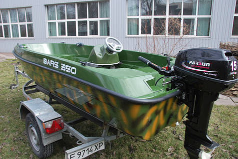 Лодка пластиковая БАРС 350 Econom, цена: 107310 ₴, купить на Prom.ua