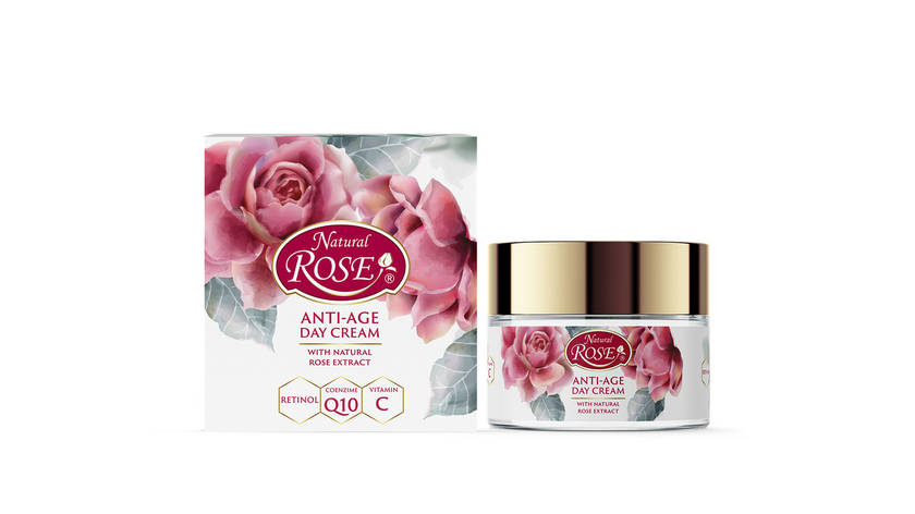 Денний крем Retinol+Q10+C Natural Rose від Arsy Сosmetics 50 ml, фото 1