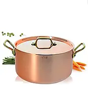 Кастрюля з кришкою de Buyer Inocuivre, об'єм 3,5 л, мідний (6447.20)