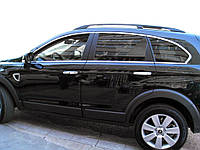 Верхня окантовка вікон (6 шт., нерж) Chevrolet Captiva 2006-