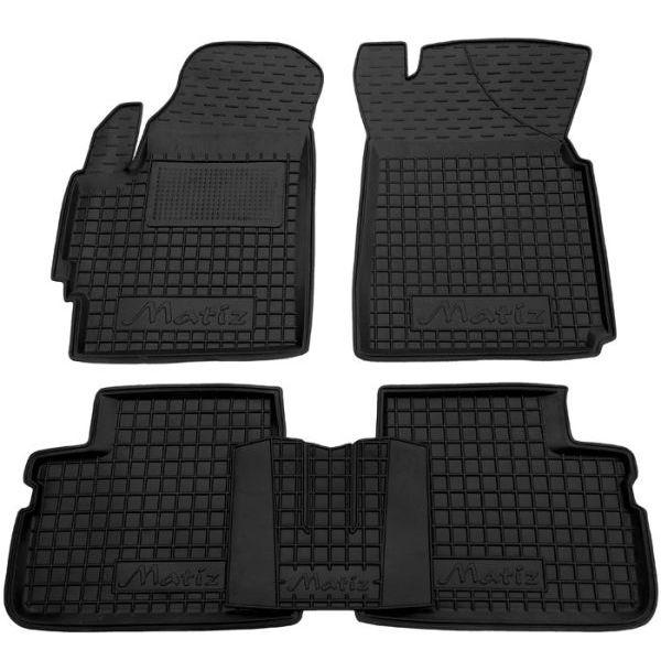 Резинові килимки в салон Daewoo Matiz, фото 1
