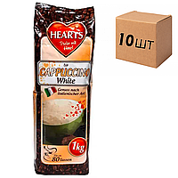 Ящик капучино HEARTS White 1кг (в ящике 10шт)