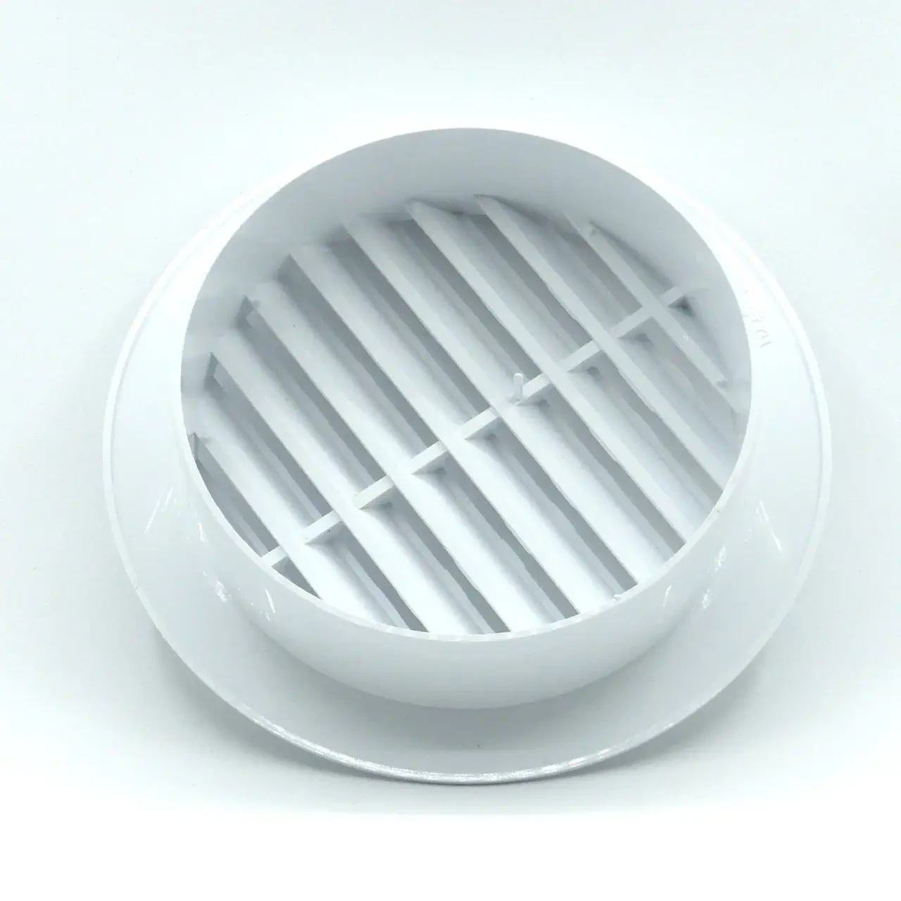 Кругла вентиляційна решітка для натяжних стель - 125 мм., для стельової вентиляції, фото 1