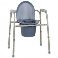 Сталевий розбірний стілець-туалет OSD-BL710112, Стільець-туалет складаний