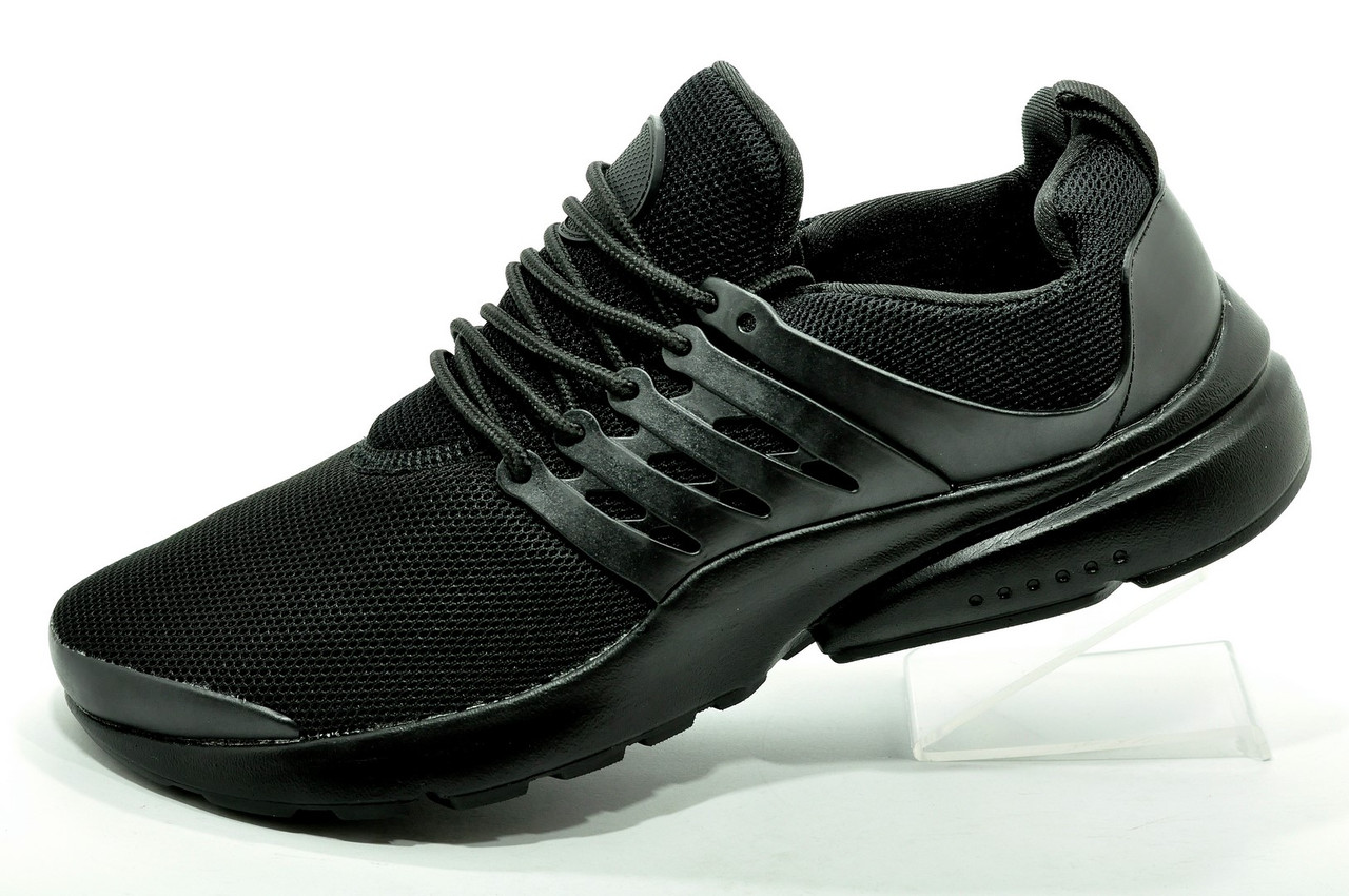 Кросівки чорні чоловічі сітка Air Presto