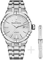 Часы Maurice Lacroix AIKON Automatic AI6008-SS00F-130-A + рем каучук