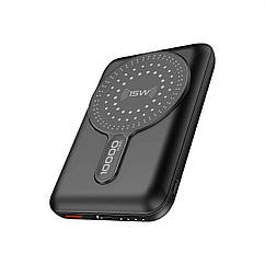 УМБ Promate PowerMag-10Pro 10000 mAh, MagSafe, USB-C PD, USB-А QC3 Black