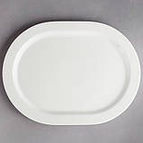 Тарілка плоска овальна Villeroy & Boch Easy 37х23.5 см білий 16-2155-2710, фото 4