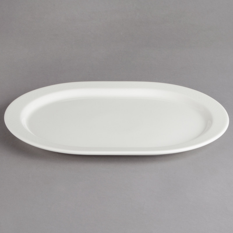 Тарілка плоска овальна Villeroy & Boch Easy 37х23.5 см білий 16-2155-2710