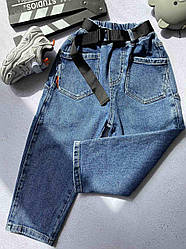 Модні джинси широкі для хлопчика Сині 21721 60, Синий, Для мальчиков, Весна Осень, 9 , 6 лет