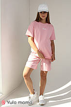 Костюм для вагітних та годування футболка з шортами FREEDOM ST-22.022 рожевий