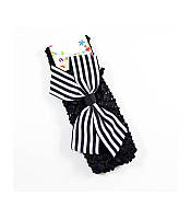 Дитяча пов'язка сіточка з бантиком