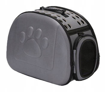 Сумка-транспортер для собак та кішок Malatec 18270 сірий