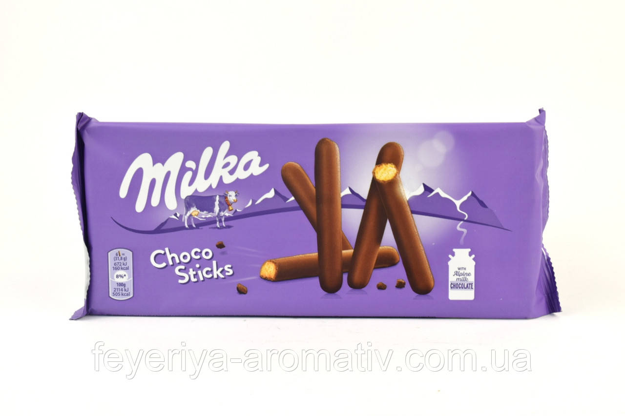Печиво в шоколаді Milka Choco Sticks 112г (Швейцарія)