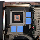 Термопрокладка СР 2,0 мм 10х10мм висічка синя висічка термоінтерфейс для ноутбука, фото 5