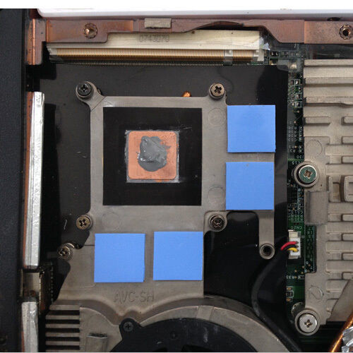 Термопрокладка 3K320-2015 2.0мм 1 шт высечка 15х15мм синяя термоинтерфейс для ноутбука - фото 6 - id-p264930907