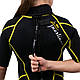 Гідрокостюм Marlin Malibu Shorty Junior Yellow/Black 2,5 мм XS, фото 9