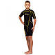 Гідрокостюм Marlin Malibu Shorty Junior Yellow/Black 2,5 мм XS, фото 10