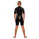 Гідрокостюм Marlin Malibu Shorty Junior Yellow/Black 2,5 мм XS, фото 11