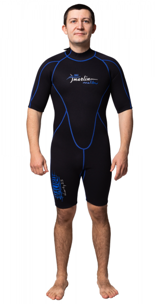 Гідрокостюм Marlin Malibu Shorty Man Blue/Black 2,5 мм S