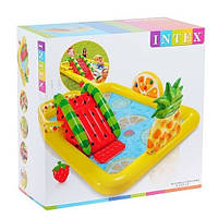 Дитячий басейн / Надувний ігровий центр - Intex 57158 кольоровий / "Веселий фрукт" / надувной бассейн