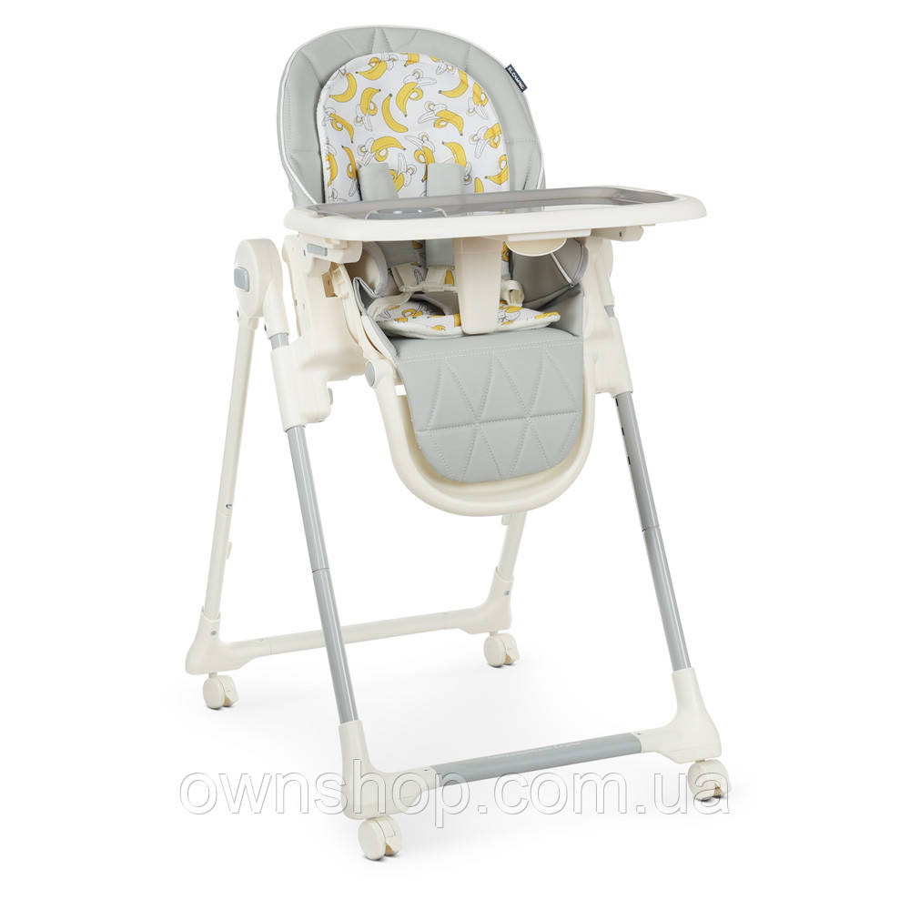 Дитячий стільчик для годування ME 1037 CRYSTAL BANANA GRAY