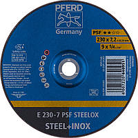 Круг шлифовальный PFERD E 230-7 PSF STEELOX