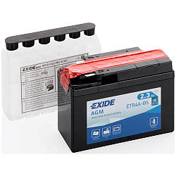 Mотоакумулятор Exide 2.3 ah AGM ETR4A-BS (сухозаряджений)
