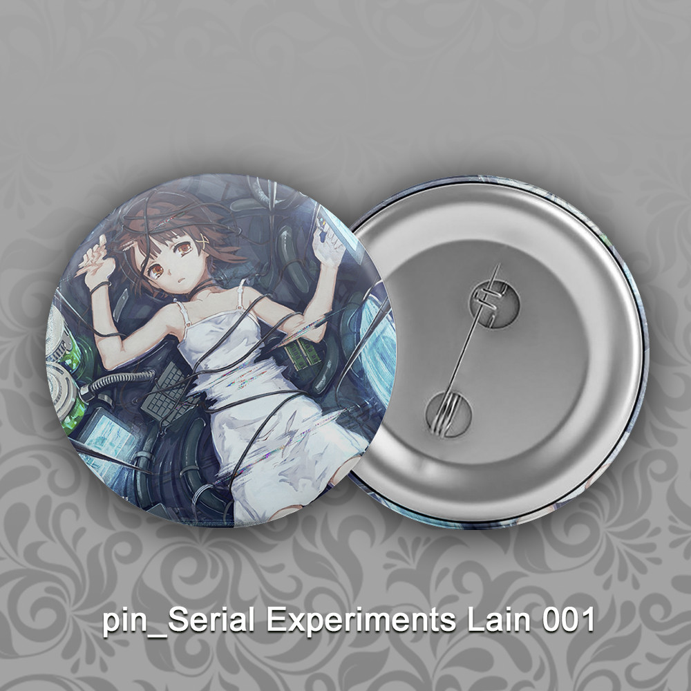 Значок 56 мм Аніме Serial Experiments Lain