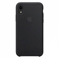 Чехол Silicone Case для Apple iPhone Xr OEM Original (Black) Черный