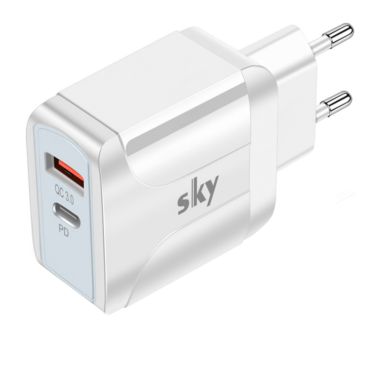 Зарядний пристрій SKY (A 04) QC/PD (18W) White