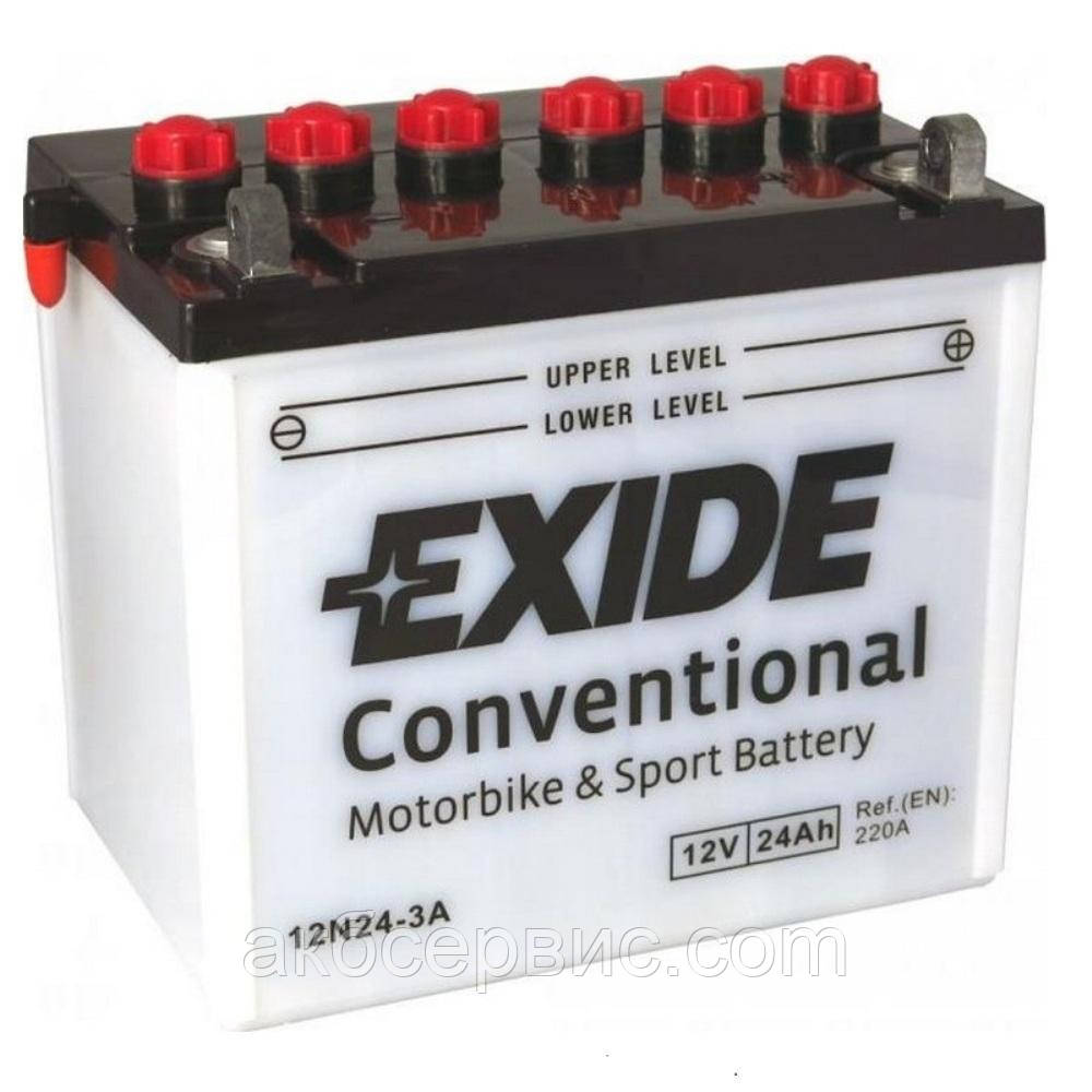 Mотоакумулятор Exide 24 ah 12N24-3A (сухозаряджений)