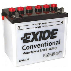Mотоакумулятор Exide 24 ah 12N24-3A (сухозаряджений)