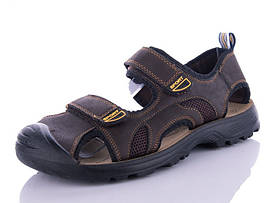 Сандалі чоловічі Paliament темно-коричневі