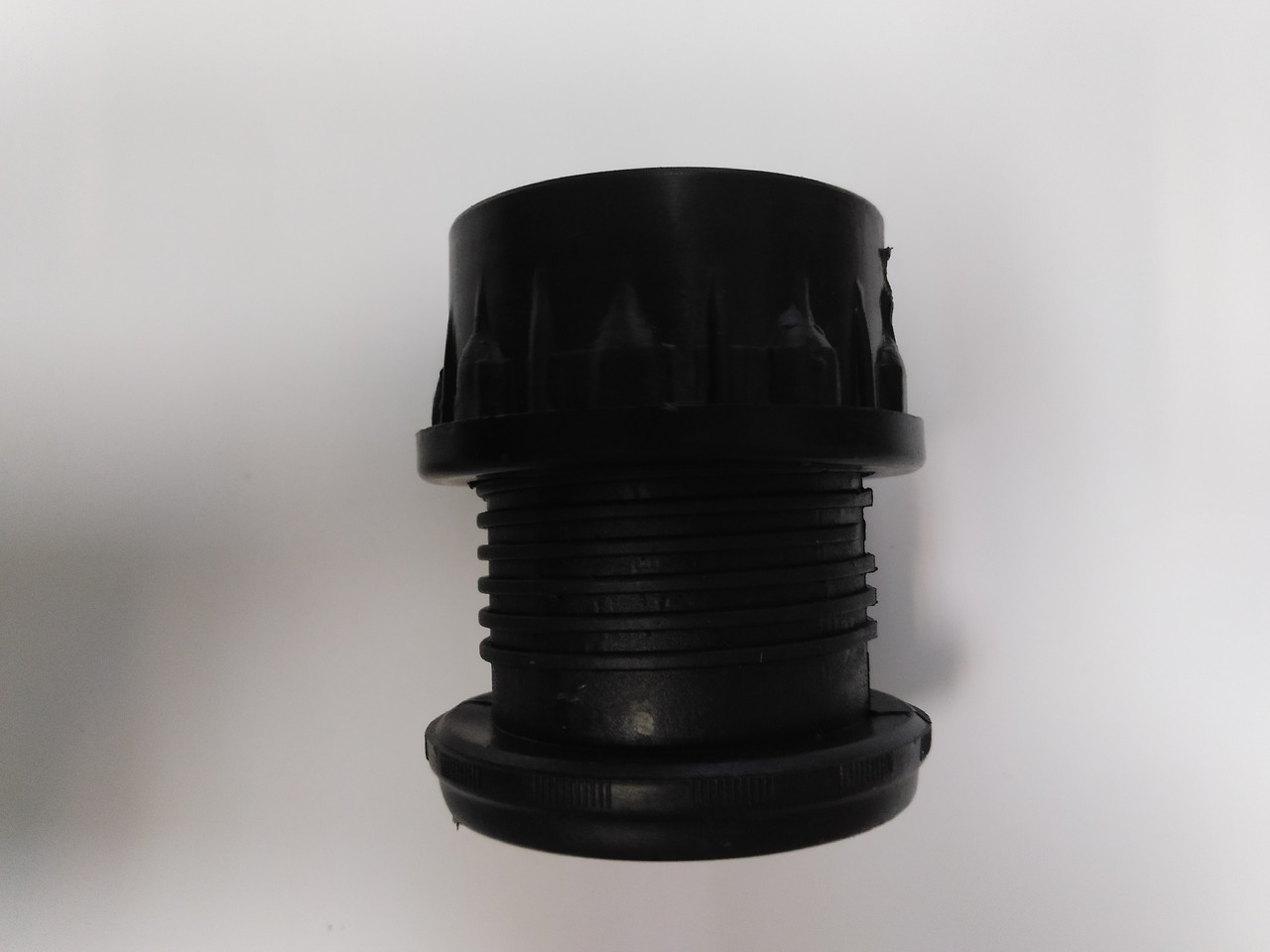 Ножка меблеве регулювання під d60 чорною, фото 1