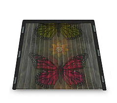 Москітна сітка на двері на магнітах Insta Screen (Magic Mesh) з метеликами