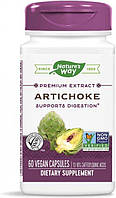 Natures Way, Artichoke (60 капс.), артишок + расторопша