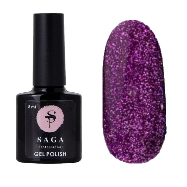 Гель лак світловідбивний Saga Fiery gel №26 , 8ml, фото 1