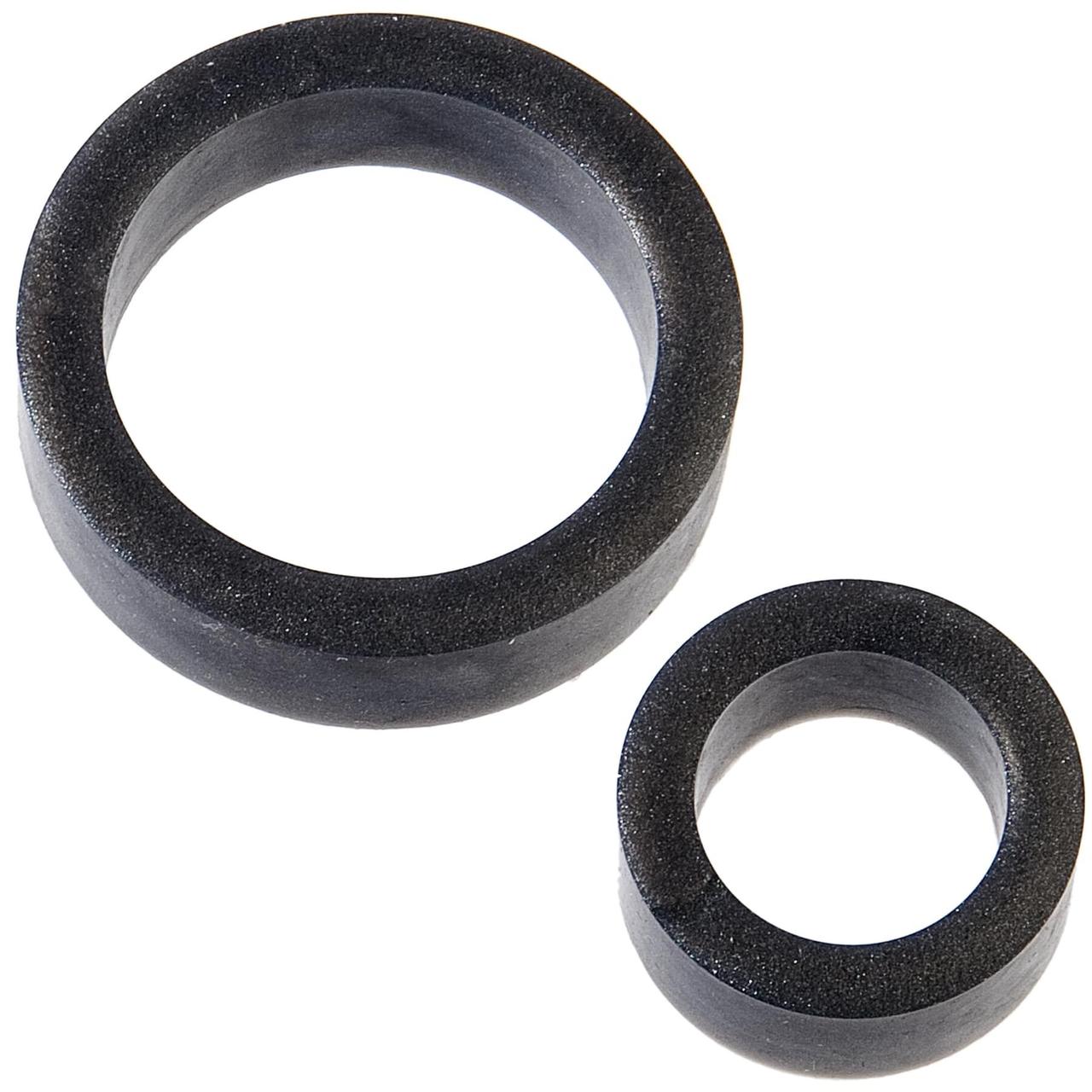 Набір ерекційних кілець Doc Johnson Platinum Premium Silicone - The C-Rings - Charcoal (для дорослих) Київ