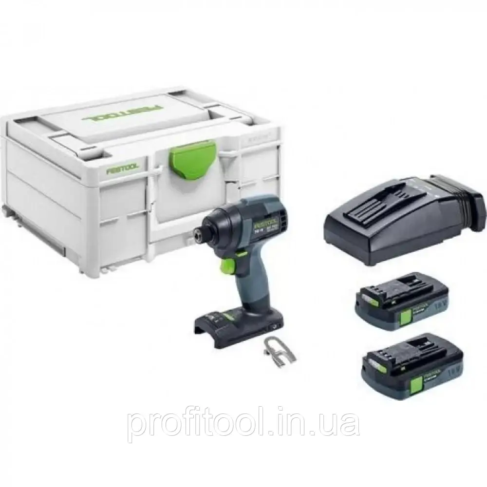 FESTOOL Акумуляторний імпульсний дриль-шуруповерт TID 18 C 3,1-Plus 576485