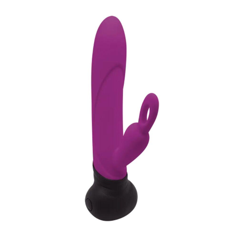 Вібратор з обертанням стовбура Adrien Lastic Mini Bonnie з петелькою для пальчика Київ