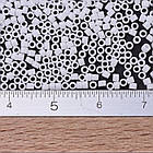 Бисер Японский MIYUKI Delica DB0200 11/0, Opaque White, 1000шт/5г, (УТ100027749), фото 3