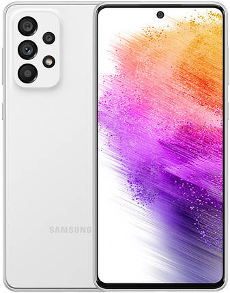 Смартфон Samsung Galaxy A73 5G 6/128GB White (SM-A736BZWDSEK) UA UCRF Гарантія 12 місяців, фото 1