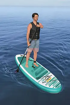 Дошка для SUP серфінгу (305-84-15см, дошка, весло, ручний насос, сумка) SUP-борд Bestway 65346 Бірюзовий