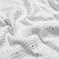 Двошаровий жатий муслін із срібними краплями на білому тлі, ширина 135 см, фото 2
