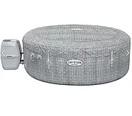 Басейн-джакузі круглий (196-71см, 916л, з нагрівачем 220В, подача повітря) Bestway 60019 MR Сірий, фото 4