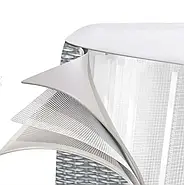 Басейн-джакузі круглий (196-71см, 916л, з нагрівачем 220В, подача повітря) Bestway 60019 MR Сірий, фото 6